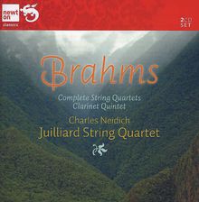 Johannes Brahms (1833-1897): Streichquartette Nr.1-3, 2 CDs