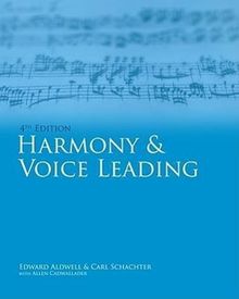 Edward Aldwell: Harmony & Voice Leading, Buch