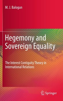 M. J. Balogun: Hegemony and Sovereign Equality, Buch