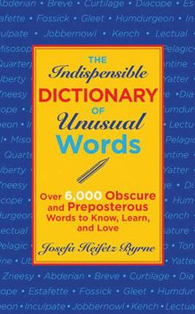 Josefa Heifetz: The Indispensible Dictionary Unusual Words: Over 6,000 Obscure and Preposterous Words to Know, Learn, and Love, Buch