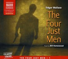 Edgar Wallace: The Four Just Men, 4 Audio-CDs, 4 CDs