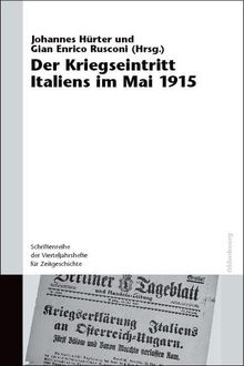 Der Kriegseintritt Italiens im Mai 1915, Buch