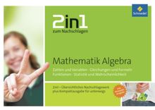 2 in 1 zum Nachschlagen Mathematik Algebra, Buch