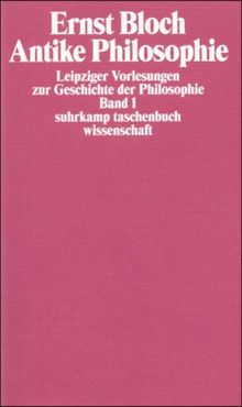 Ernst Bloch: Leipziger Vorlesungen zur Geschichte der Philosophie 1/4, Buch