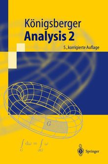 Konrad Königsberger: Analysis 2, Buch