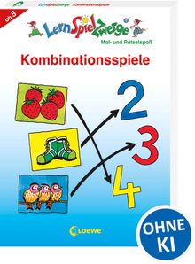 Katrin Merle: Kombinationsspiele. Mal- und Rätselblock, Buch