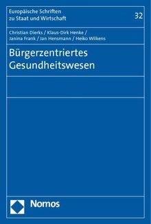 Bürgerzentriertes Gesundheitswesen, Buch