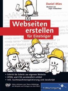 Daniel Mies: Webseiten erstellen für Einsteiger, m. DVD-ROM, Buch