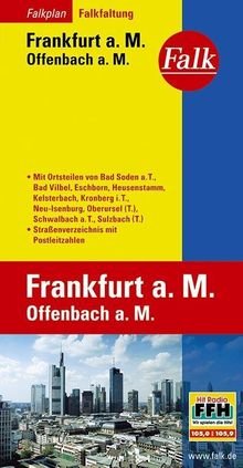 Falk Stadtplan Frankfurt a. M., Offenbach a. M, Buch