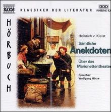 Kleist,Heinrich von:Sämtliche Anekdoten, CD