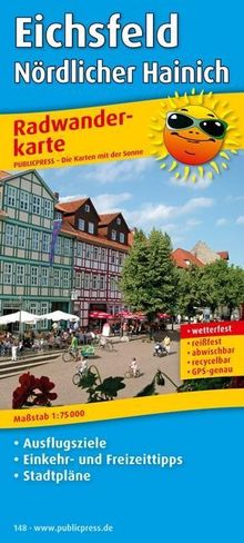 Radwanderkarte Eichsfeld - Nördlicher Hainich 1 : 75 000, Diverse