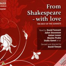 William Shakespeare: From Shakespeare with Love: The Best of the Sonnets, CD
