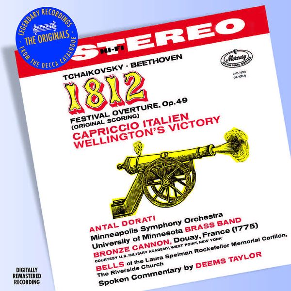 ANTAL DORATI - Tchaikovsky 1812 Ouverture Capriccio Italien