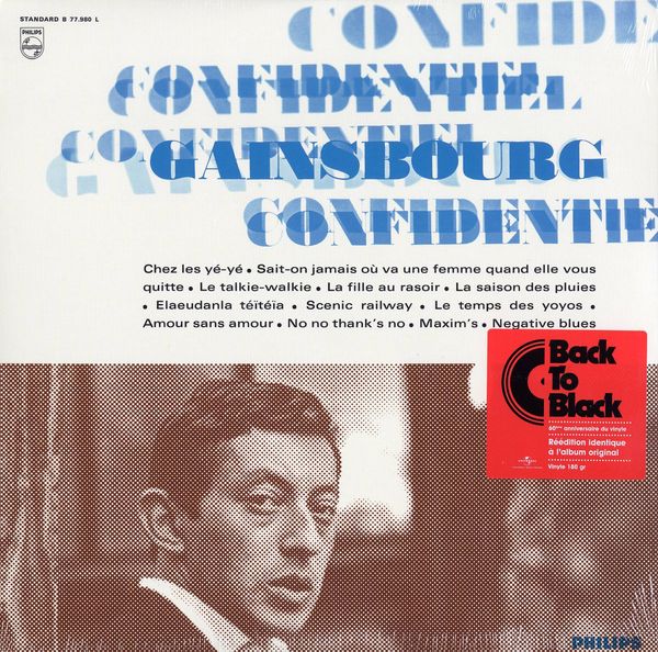 SERGE GAINSBOURG - Confidentiel CD