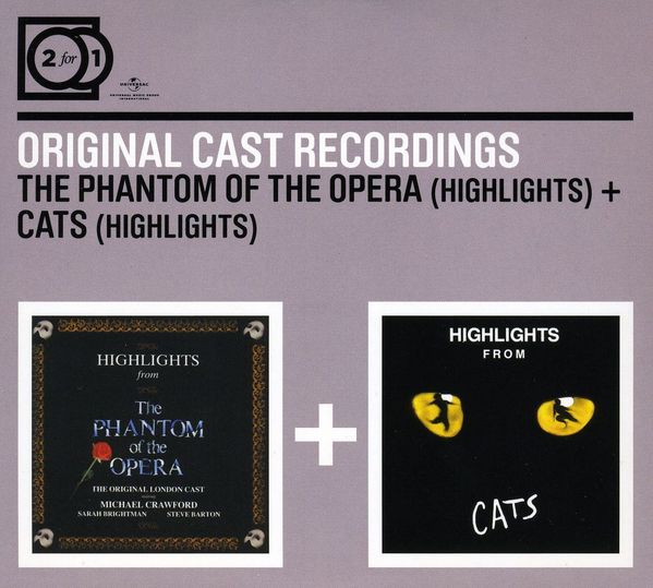SOUNDTRACK BY ANDREW LLOYD WEBBER - Phantom Of The Opera / Cats