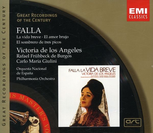 VICTORIA DE LOS ANGELES/FALLA LA DIVA BREVE CD - Falla La Diva Breve Cd
