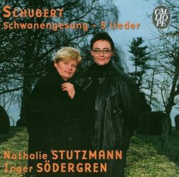 NATHALIE STUTZMANN&INGER SODERGREN/SCHUBERT CD - Schubert Cd