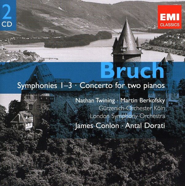 JAMES CONLON - Bruch Symphonies And Concerto For 2 Pianos