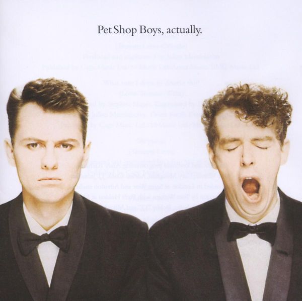 PET SHOP BOYS - Actually Rerelease
