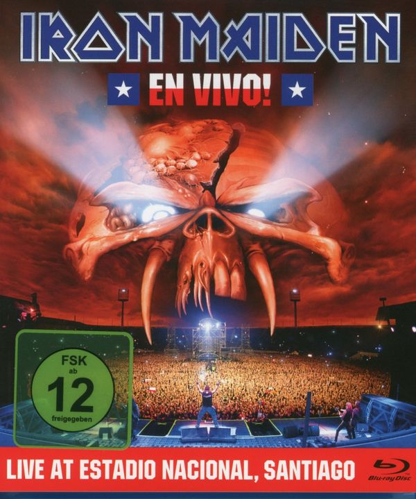 IRON MAIDEN - En Vivo! Live In Santiago (bluray Dvd)