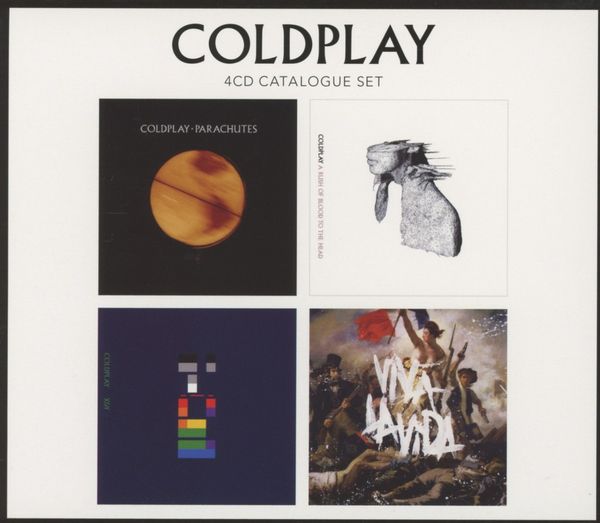 COLDPLAY - Catalogue Set (4cd Parachutes A Rush Of Blood To The Head X & Y Viva La Vida Or Death And All Hi