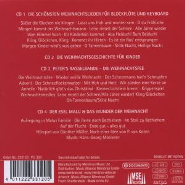 Weihnachten für kinder geschichten und musik auf 4 cds Weihnachten für kinder geschichten und musik auf 4 cds