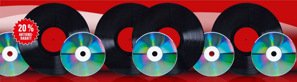 20&hairsp;% Rabatt auf 2 Artikel CD und LP