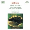 Zoltan Kodaly (1882-1967): Sonate f.Cello & Klavier op.4, CD