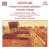 Ottorino Respighi (1879-1936): Klavierkonzert "In modo misolidio", CD