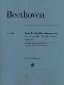 Zwei leichte Klaviersonaten Nr. 19 und 20 op. 49 Zwei leichte Klaviersonaten Nr. 19 und 20 op. 49