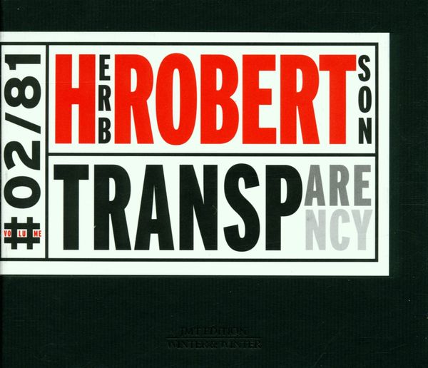 Herb Robertson: Transparency (CD)