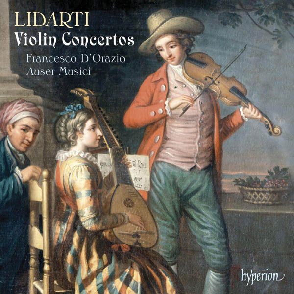 Cristiano Giuseppe Lidarti: Violinkonzerte C-Dur,d-moll,A-Dur (CD)