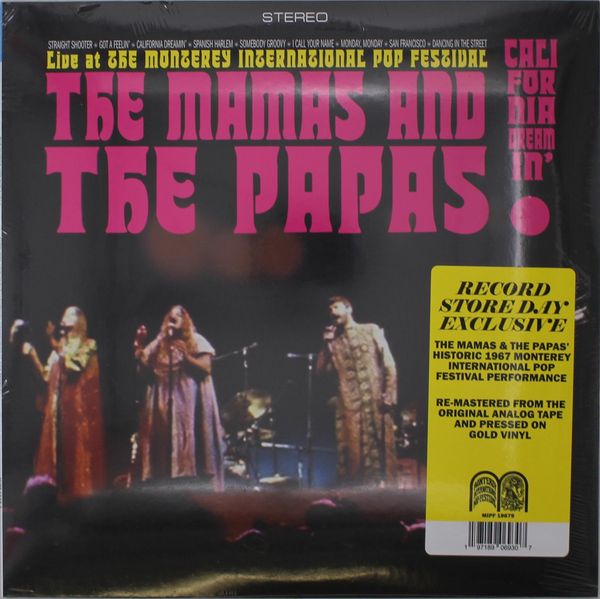 The Mamas & The Papas: Live At The Monterey International Pop... (LP)