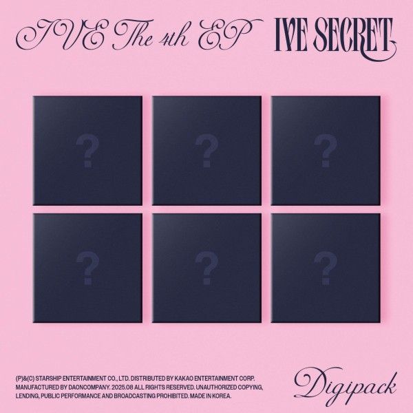 Ive: The 4th EP Secret (CD)