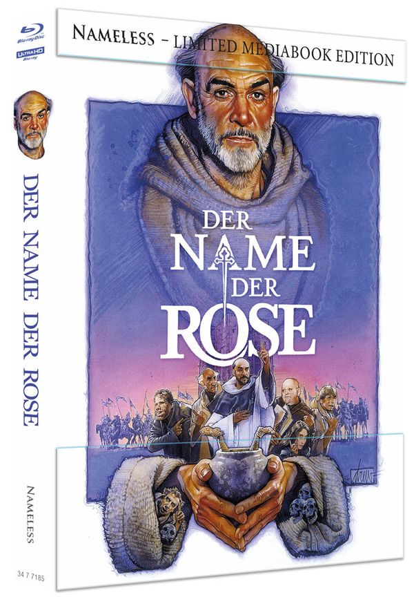 Der Name der Rose (Ultra HD Blu-ray & Blu-ray im Mediabook) 4K