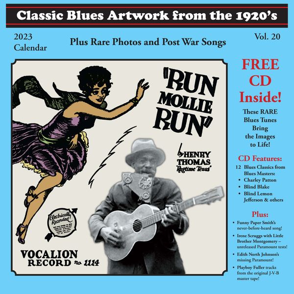 Classic Blues Artwork From The 1920s (1 CD und 1 Kalender)