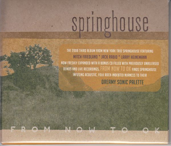 Springhouse: From Now To Ok (Limited Numbered Edition) (2 CDs)