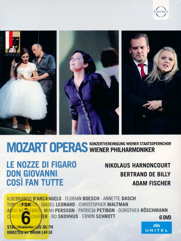 Wolfgang Amadeus Mozart: Die "Da Ponte-Opern" (Salzburger... (6 DVDs)