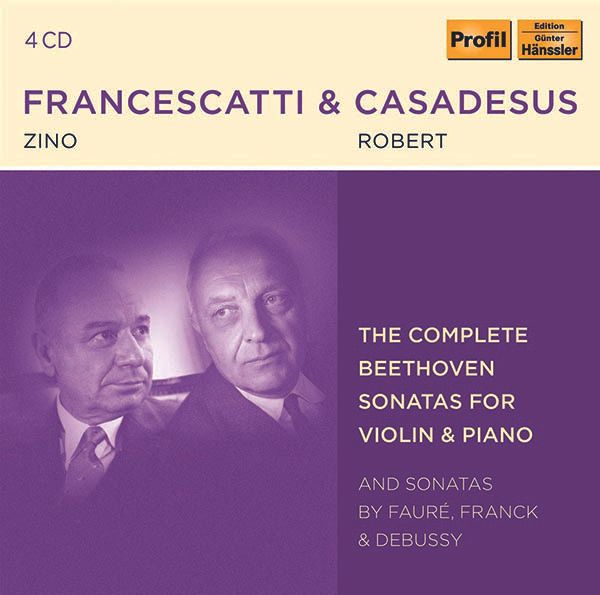 Zino Francescatti & Robert Casadesus - The Complete Beetho... (4 CDs)