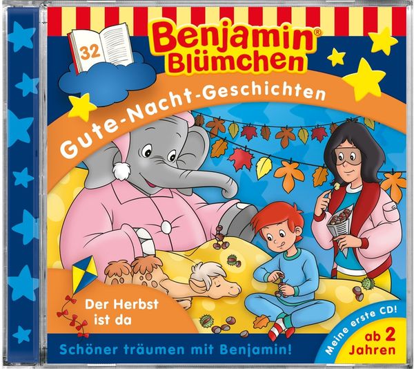 Benjamin Blümchen. Gute-Nacht-Geschichten 32: Der Herbst ist ... (CD)