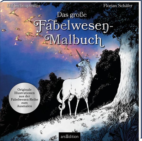 Das große Fabelwesen-Malbuch - Florian Schäfer (Buch)