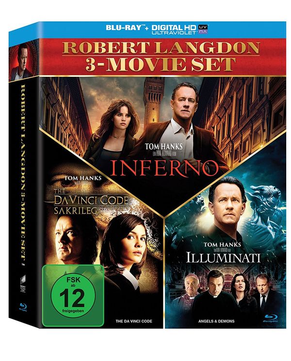 The Da Vinci Code - Sakrileg / Illuminati / Inferno (Blu-ray)