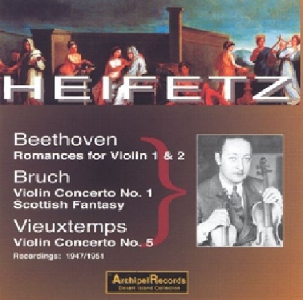 Jascha Heifetz spielt Violinkonzerte (CD)