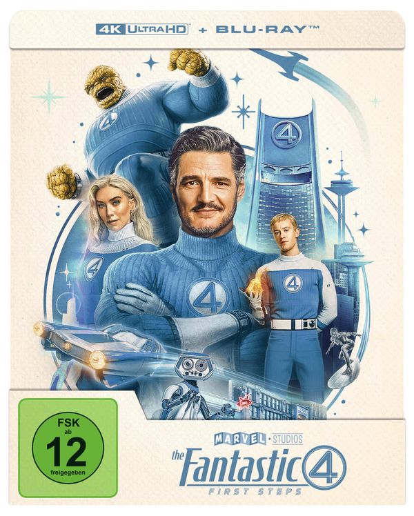 The Fantastic Four: First Steps (Ultra HD Blu-ray & Blu-ray im Steelbook) 4K