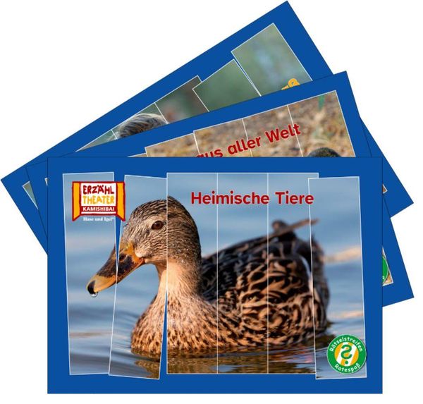 Rätselstreifen Ratespaß / Kamishibai Bildkarten (Buch)