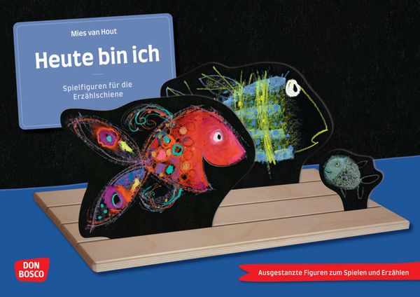 Heute bin ich. Erzählschienen-Figurenset - Mies Van Hout (Buch)