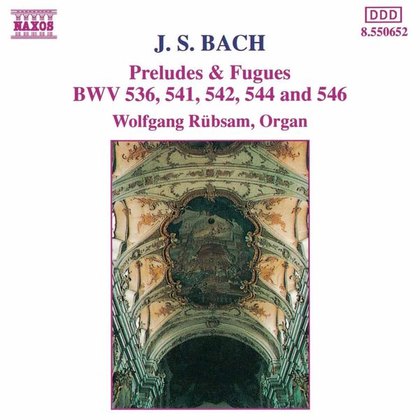 Johann Sebastian Bach: Präl.& Fugen BWV 536,541,542,544,546 (CD)