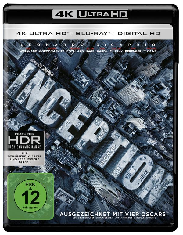 Inception (Ultra HD Blu-ray & Blu-ray) 4K