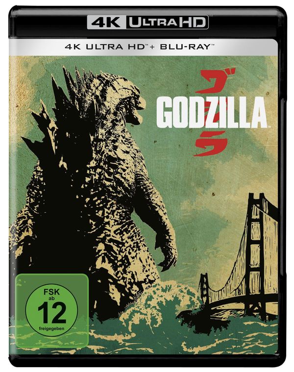 Godzilla (2014) (Ultra HD Blu-ray & Blu-ray) 4K