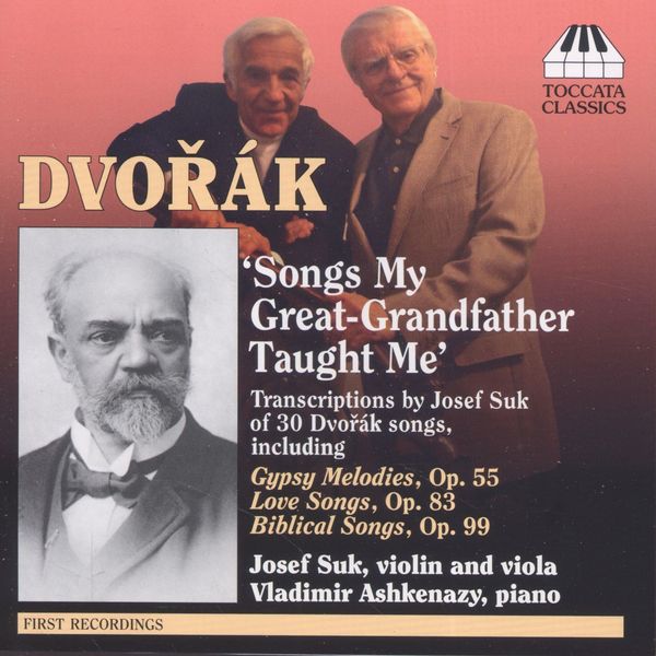 Josef Suk: Dvorak-Liedtranskriptionen für Violine/Viola & Kla... (CD)
